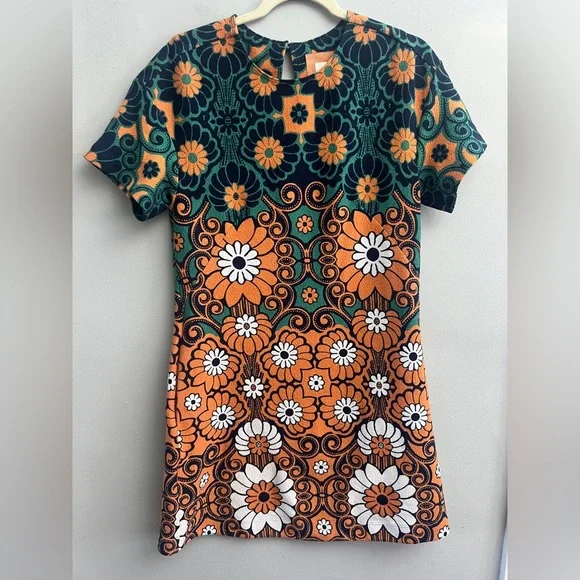 *New* Maeve by Anthropologie Floral Shift Mini Dress, Size Small - Picture 4 of 9